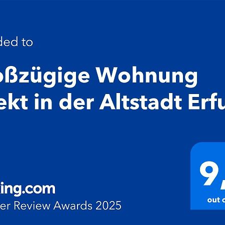 Grosszuegige Wohnung Direkt In Der Altstadt Erfurts Zewnętrze zdjęcie