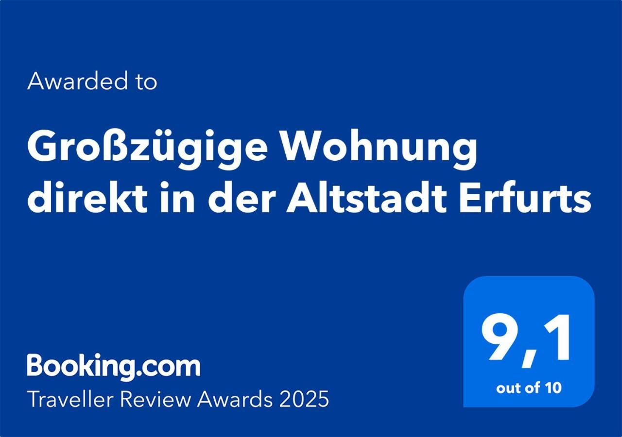 Grosszuegige Wohnung Direkt In Der Altstadt Erfurts Zewnętrze zdjęcie